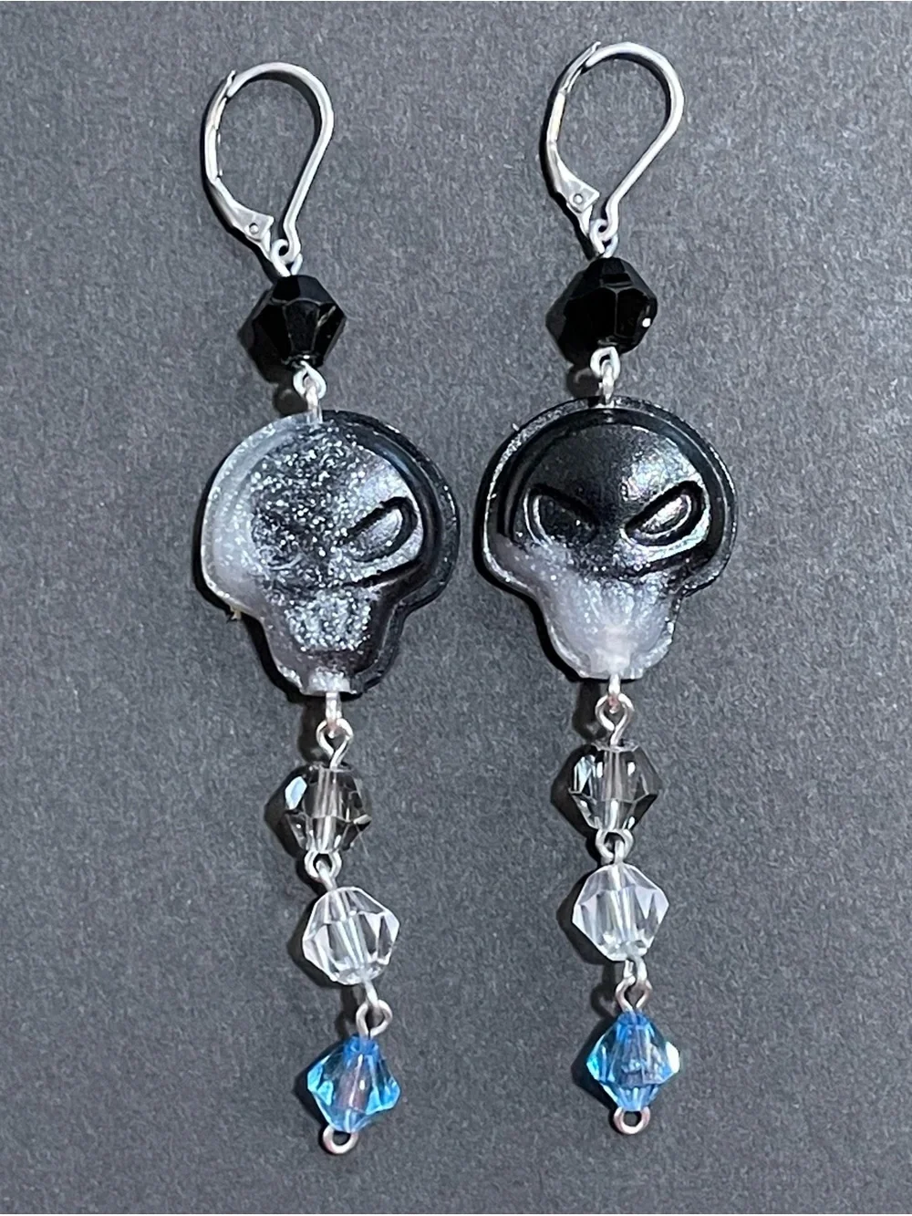Twisted Wonderland Inspired Groovy Candy Earrings Idia Shroud (Nightmare Suit)
